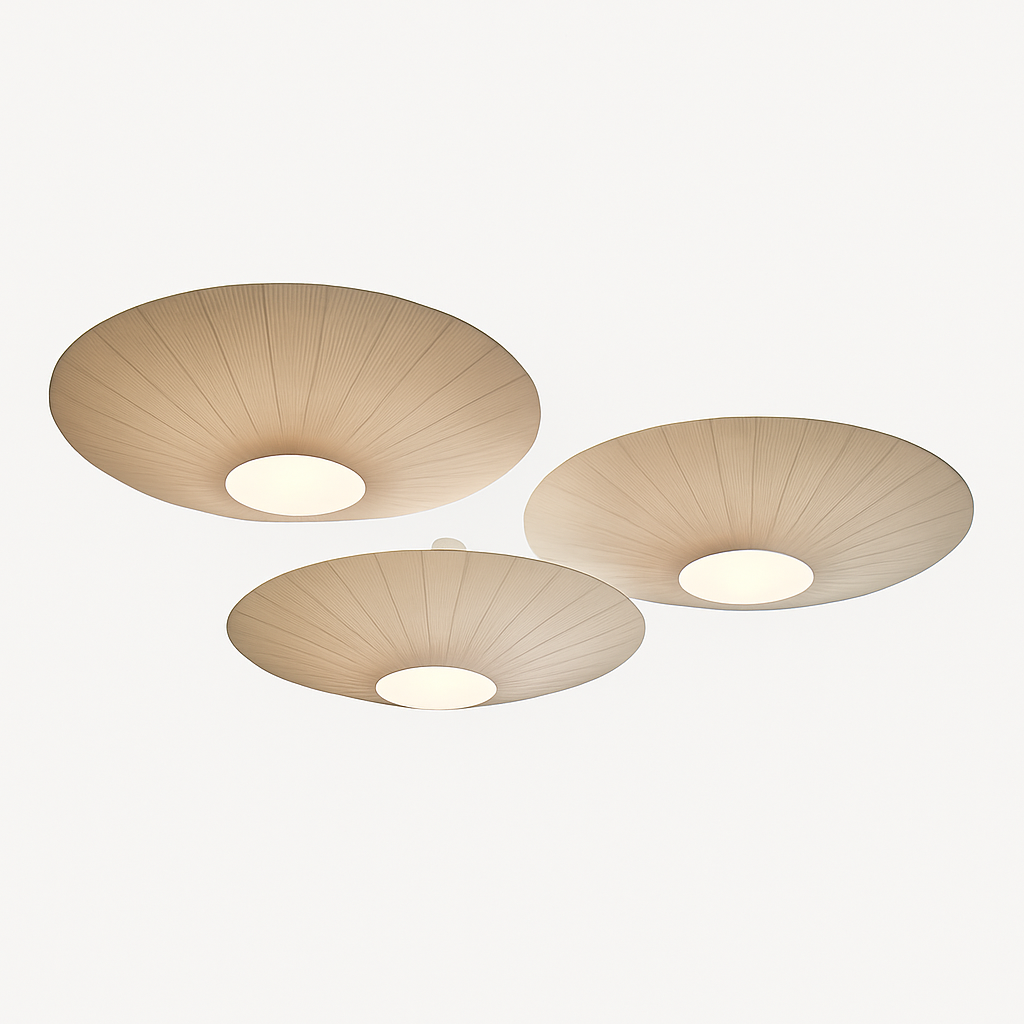 plafonnier moderne en tissu design créatif pour intérieur élégant