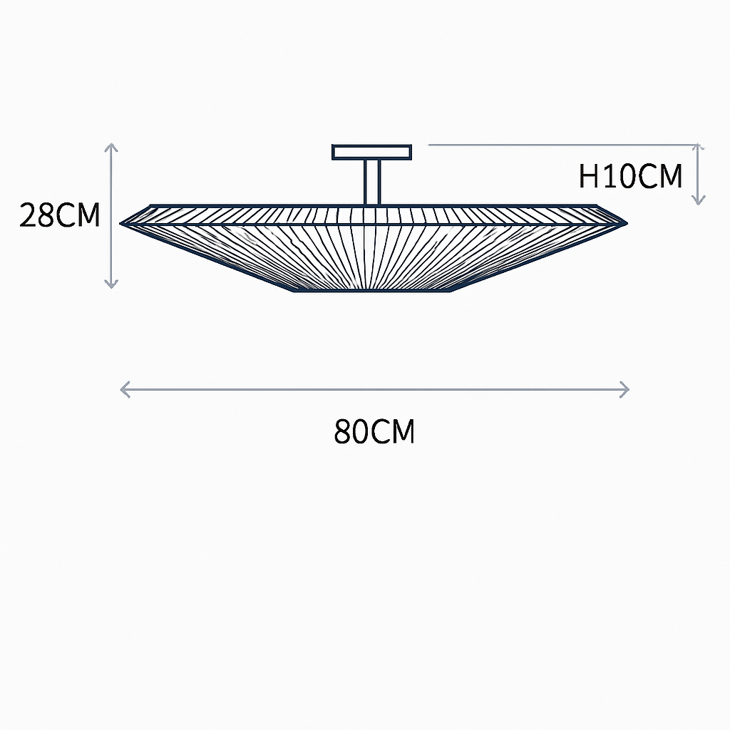 plafonnier moderne en tissu design créatif pour intérieur élégant