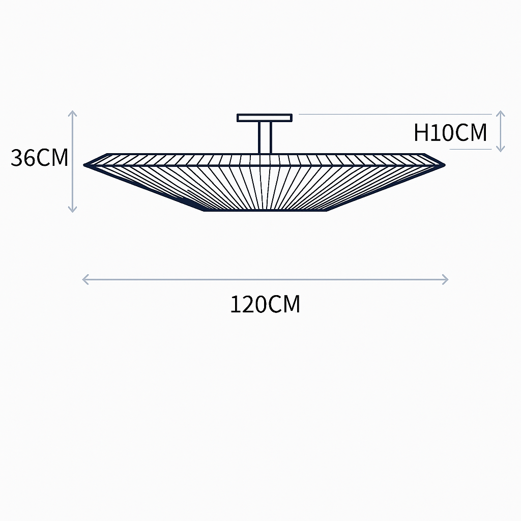 plafonnier moderne en tissu design créatif pour intérieur élégant