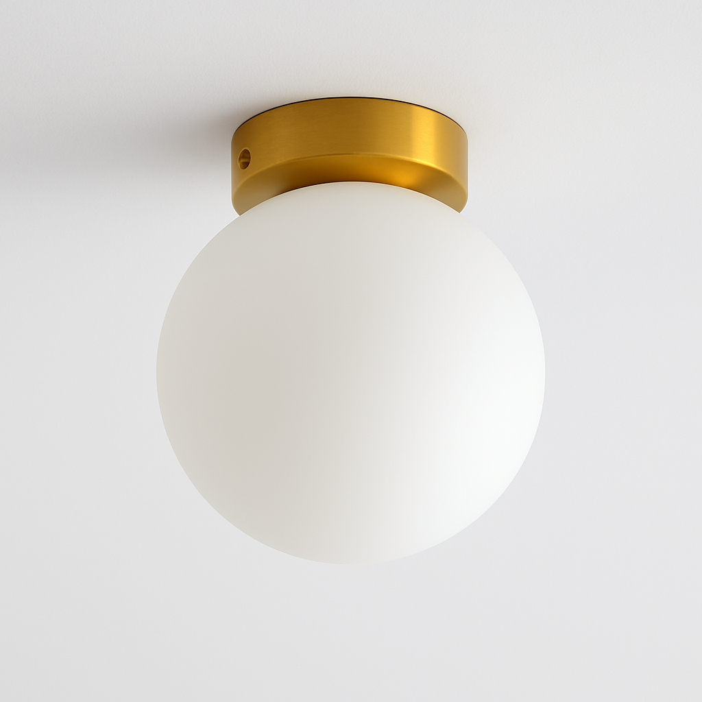 plafonnier moderne en verre pour un éclairage élégant