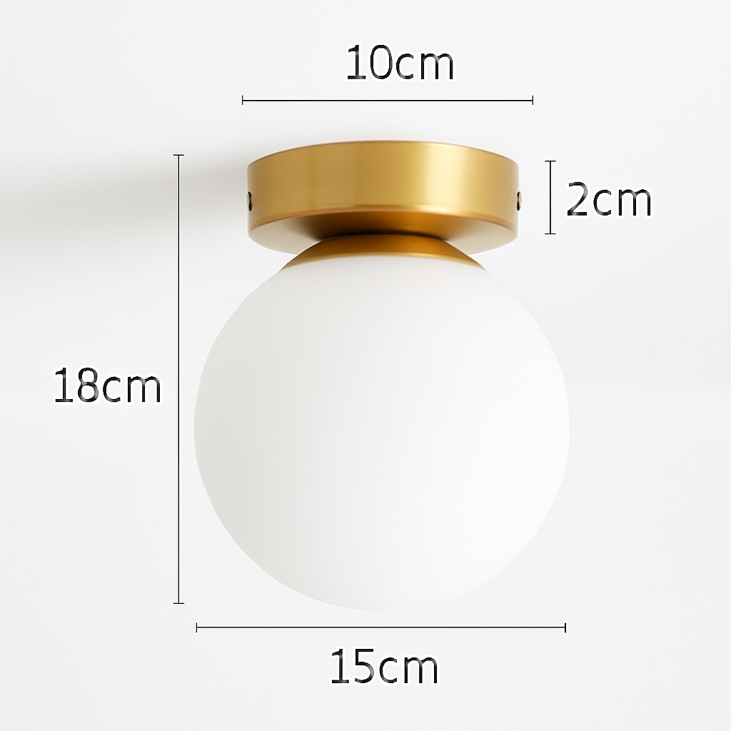 plafonnier moderne en verre pour un éclairage élégant