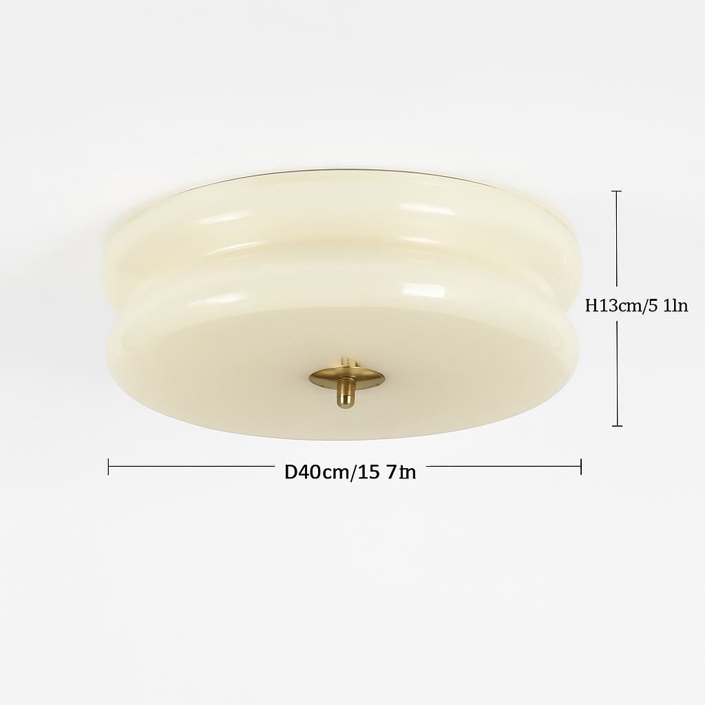 plafonnier moderne en verre rétro style vintage pour intérieur élégant
