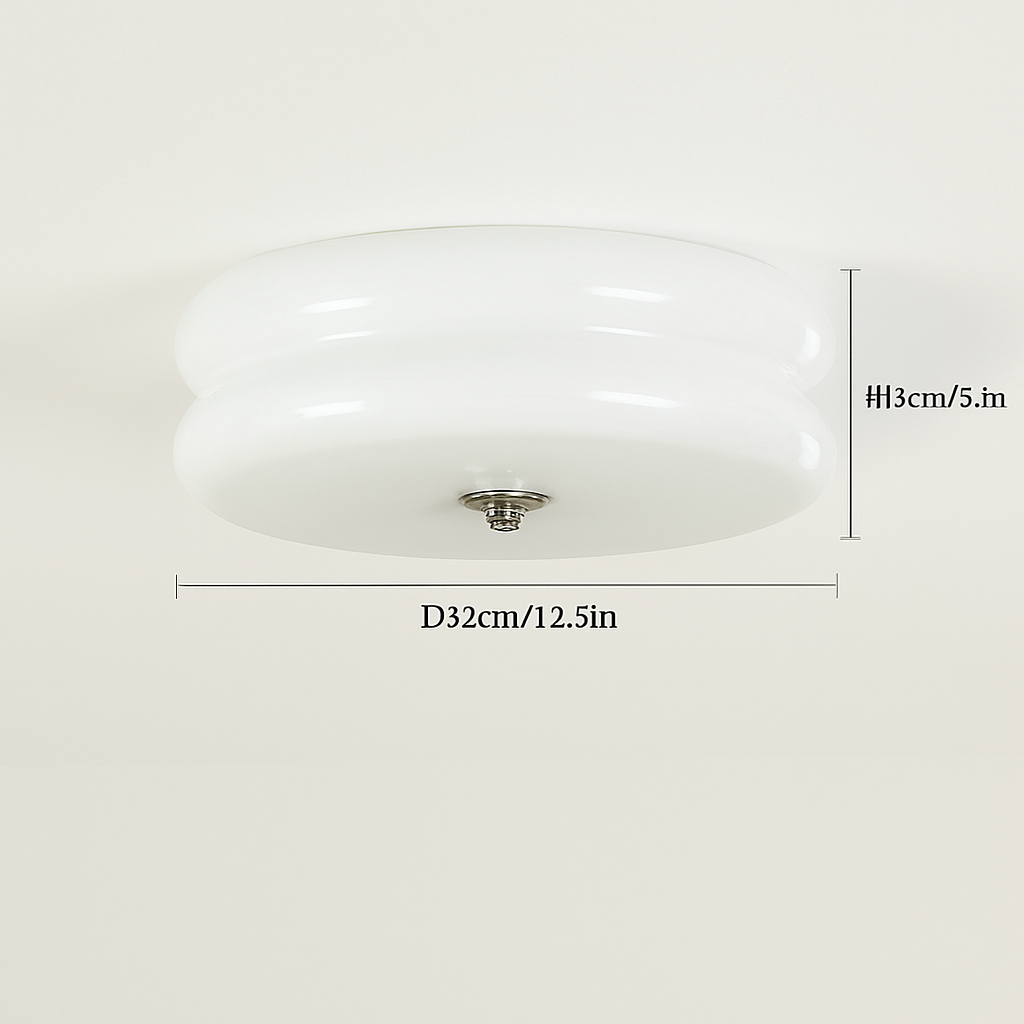 plafonnier moderne en verre rétro style vintage pour intérieur élégant