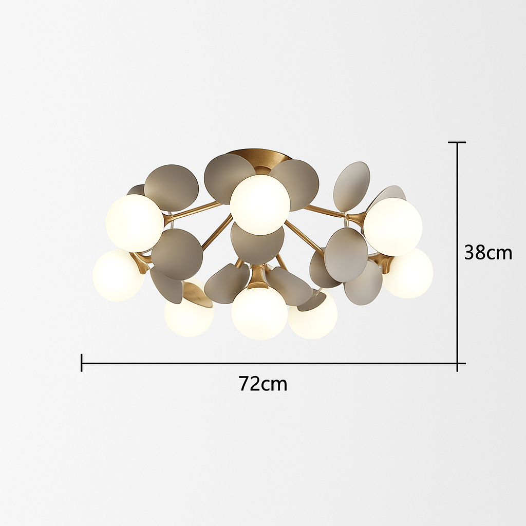 Plafonnier moderne LED coloré pour chambre d'enfant Estel