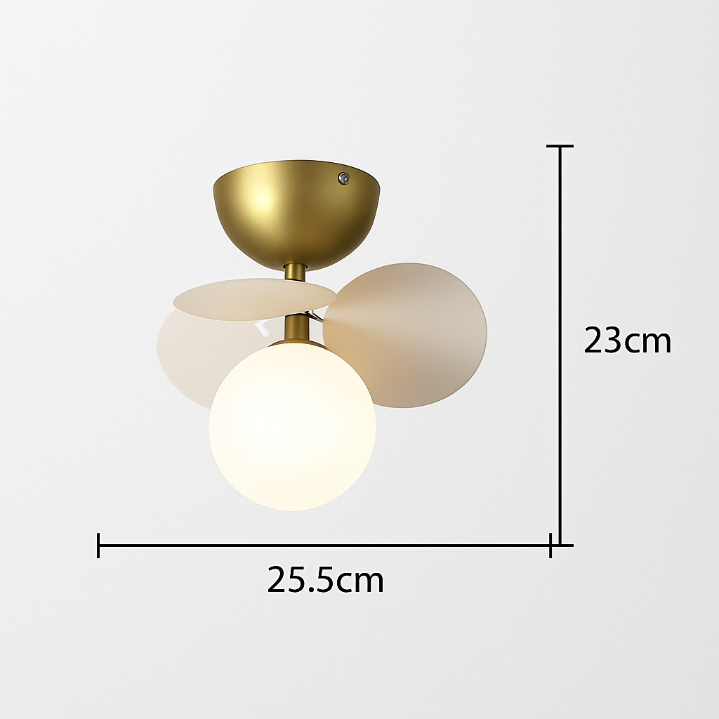 Plafonnier moderne LED coloré pour chambre d'enfant Estel