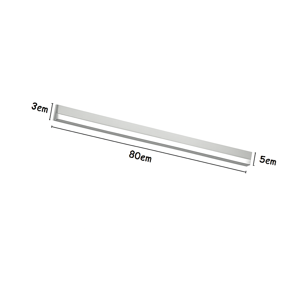 plafonnier moderne led en aluminium à intensité variable