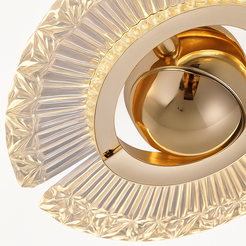 Plafonnier moderne LED en cristal luxury
