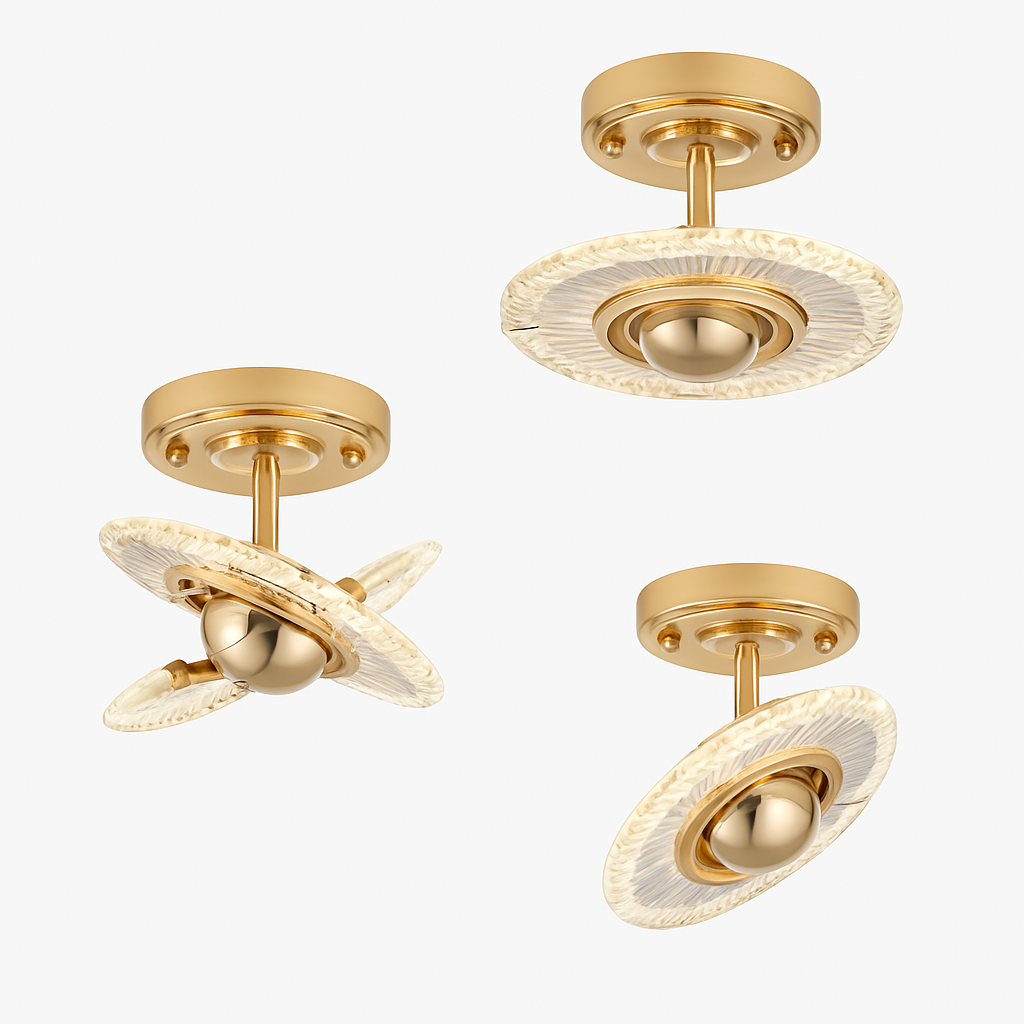 Plafonnier moderne LED en cristal luxury