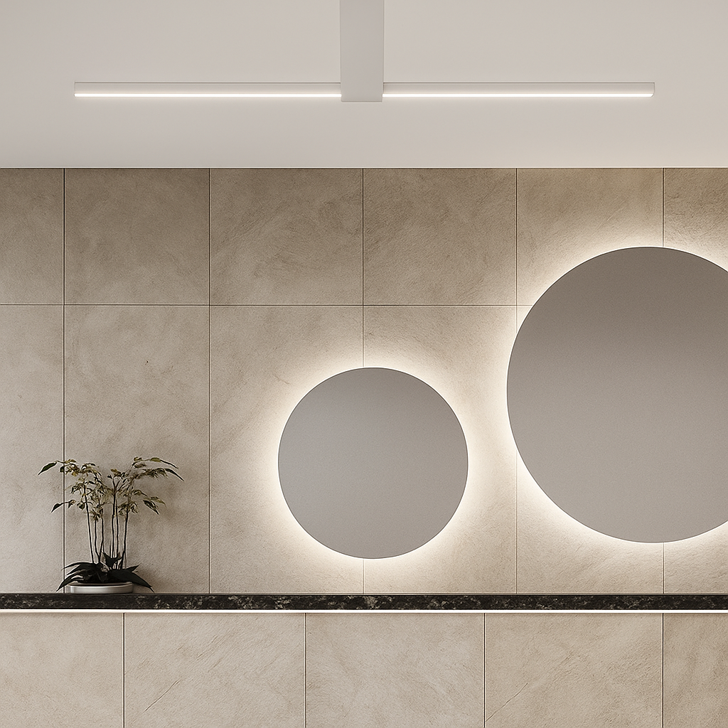 Plafonnier moderne LED minimaliste barre lumineuse Mahil