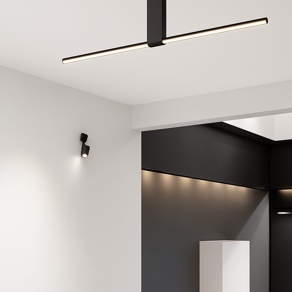 Plafonnier moderne LED minimaliste barre lumineuse Mahil
