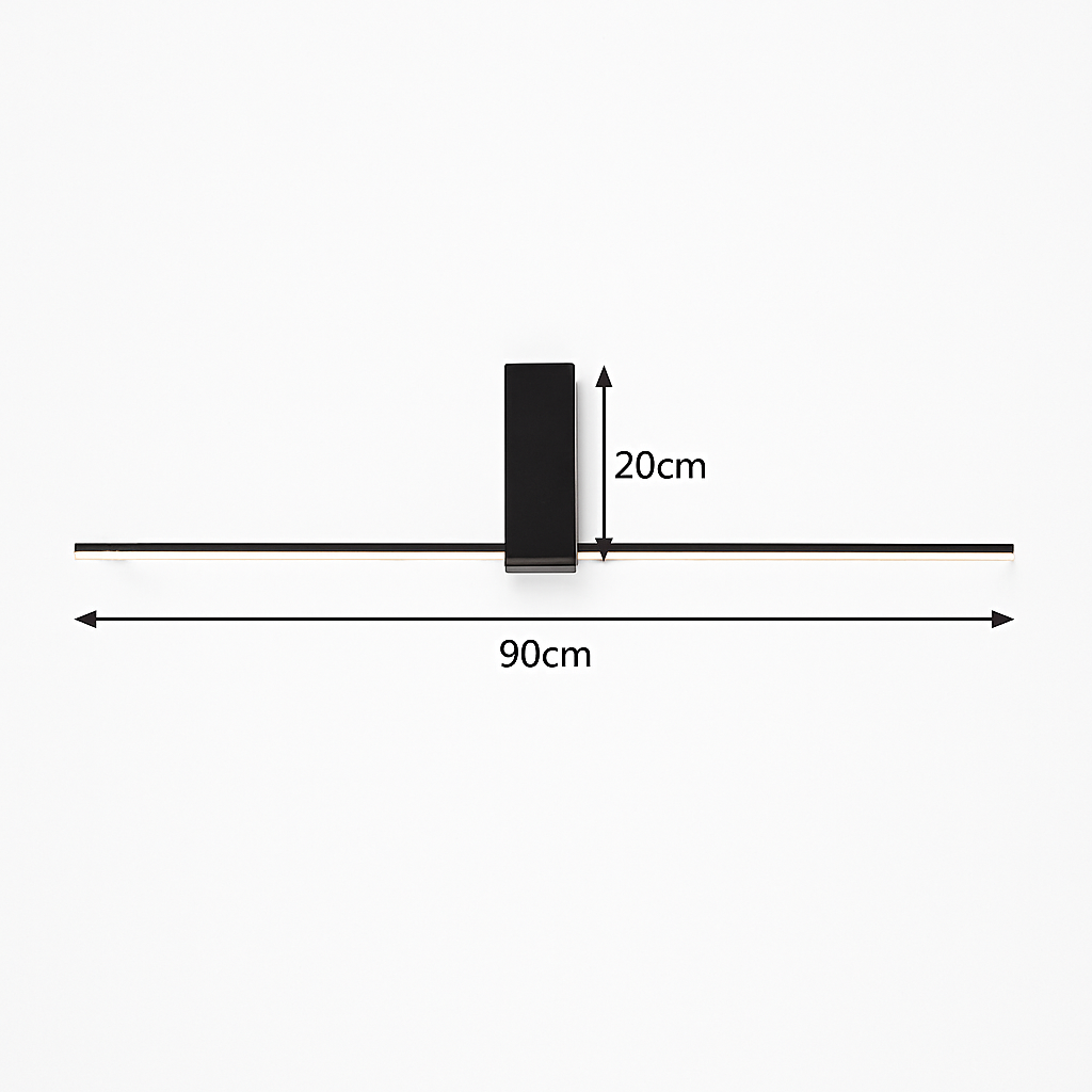 Plafonnier moderne LED minimaliste barre lumineuse Mahil