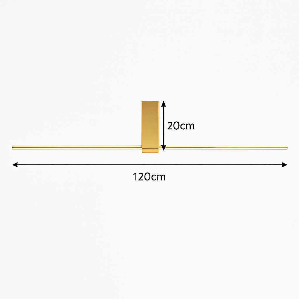 Plafonnier moderne LED minimaliste barre lumineuse Mahil