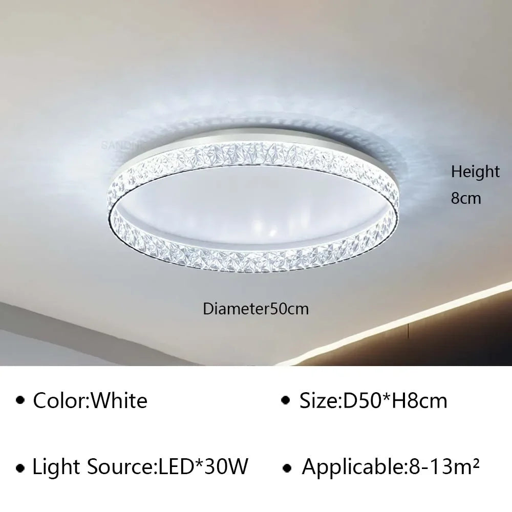 plafonnier moderne led pour décoration intérieure