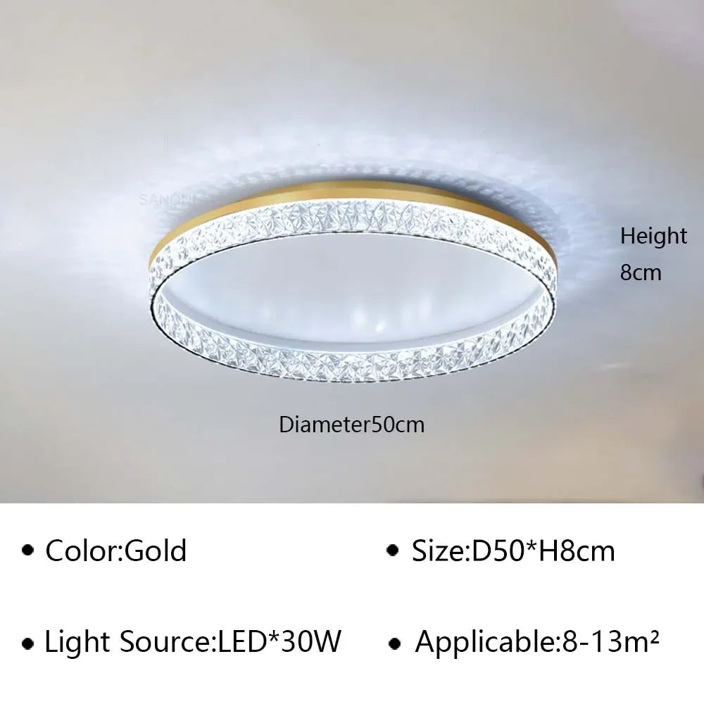 plafonnier moderne led pour décoration intérieure
