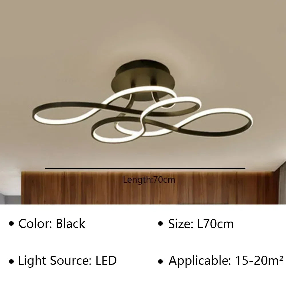 plafonnier moderne led pour décoration intérieure élégante et lumineuse