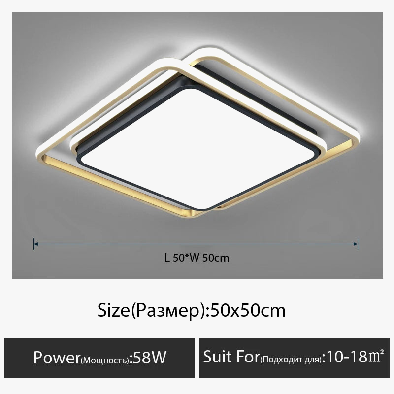 plafonnier moderne led pour décoration intérieure nordique