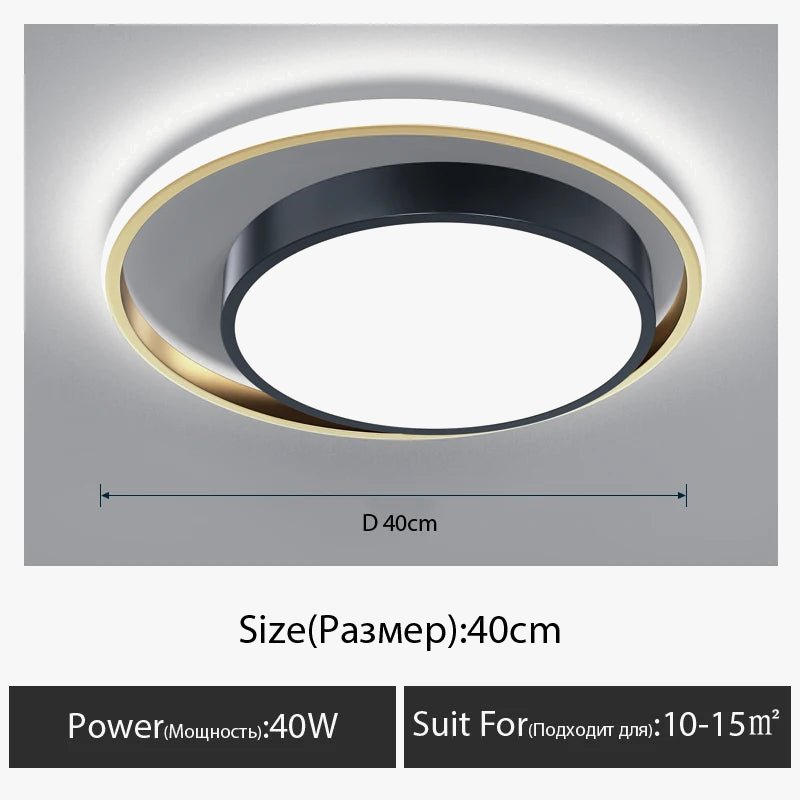 plafonnier moderne led pour décoration intérieure nordique