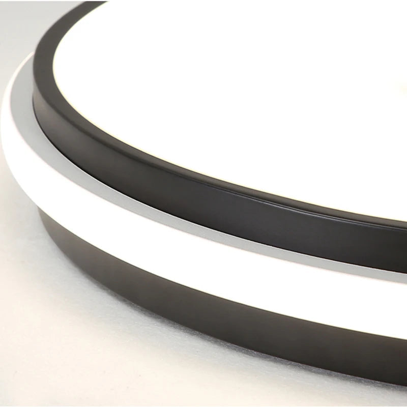 plafonnier moderne à LED ultra fin avec intensité variable