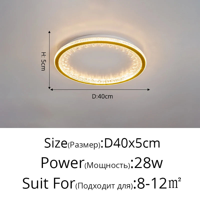 plafonnier moderne à leds avec télécommande design créatif intérieur