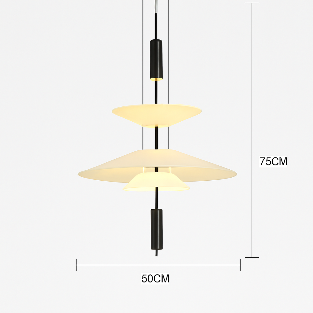 plafonnier moderne à leds design pour décoration intérieure