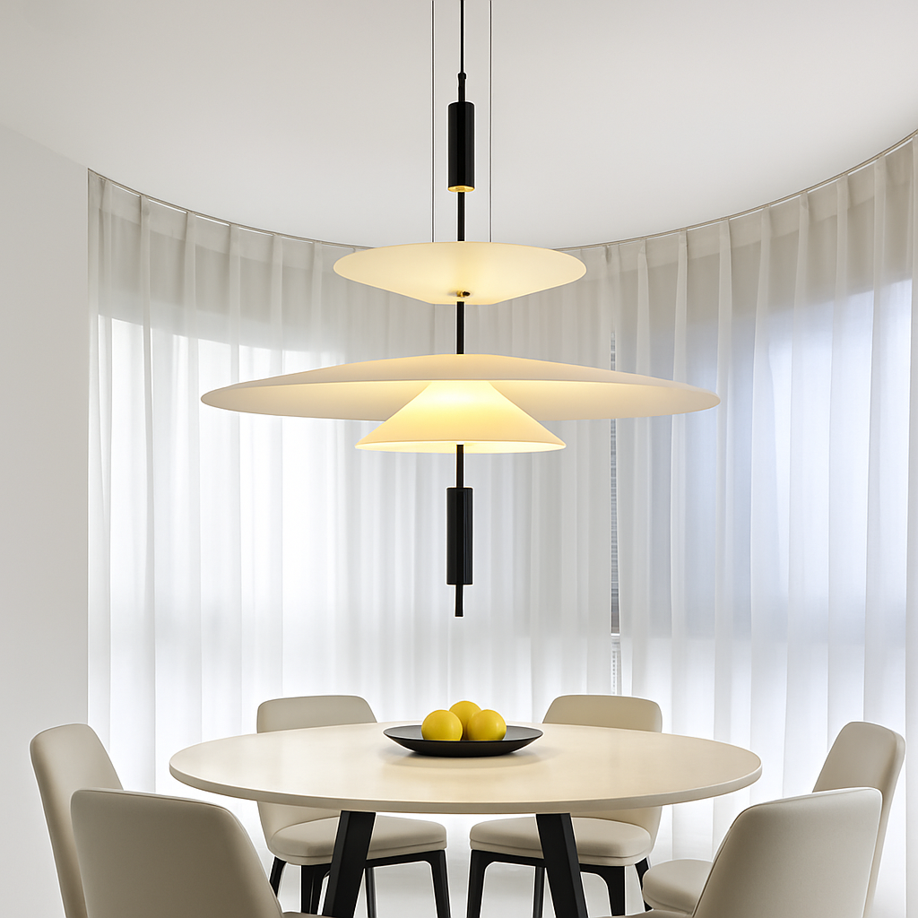 plafonnier moderne à leds design pour décoration intérieure