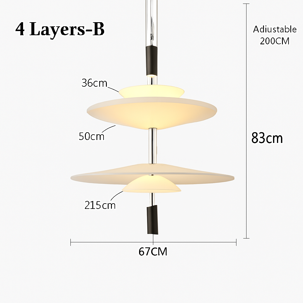 plafonnier moderne à leds design pour décoration intérieure
