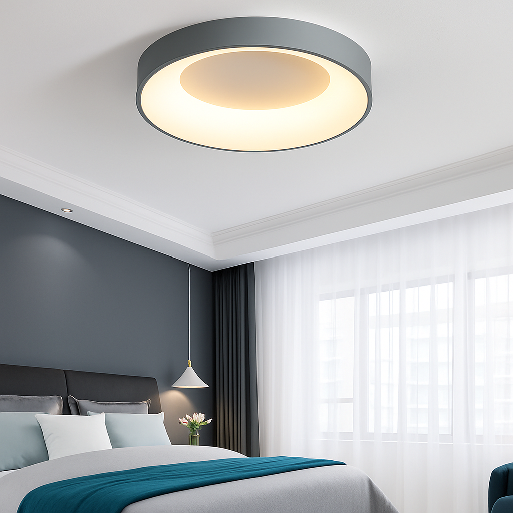 plafonnier moderne à leds minimaliste avec télécommande