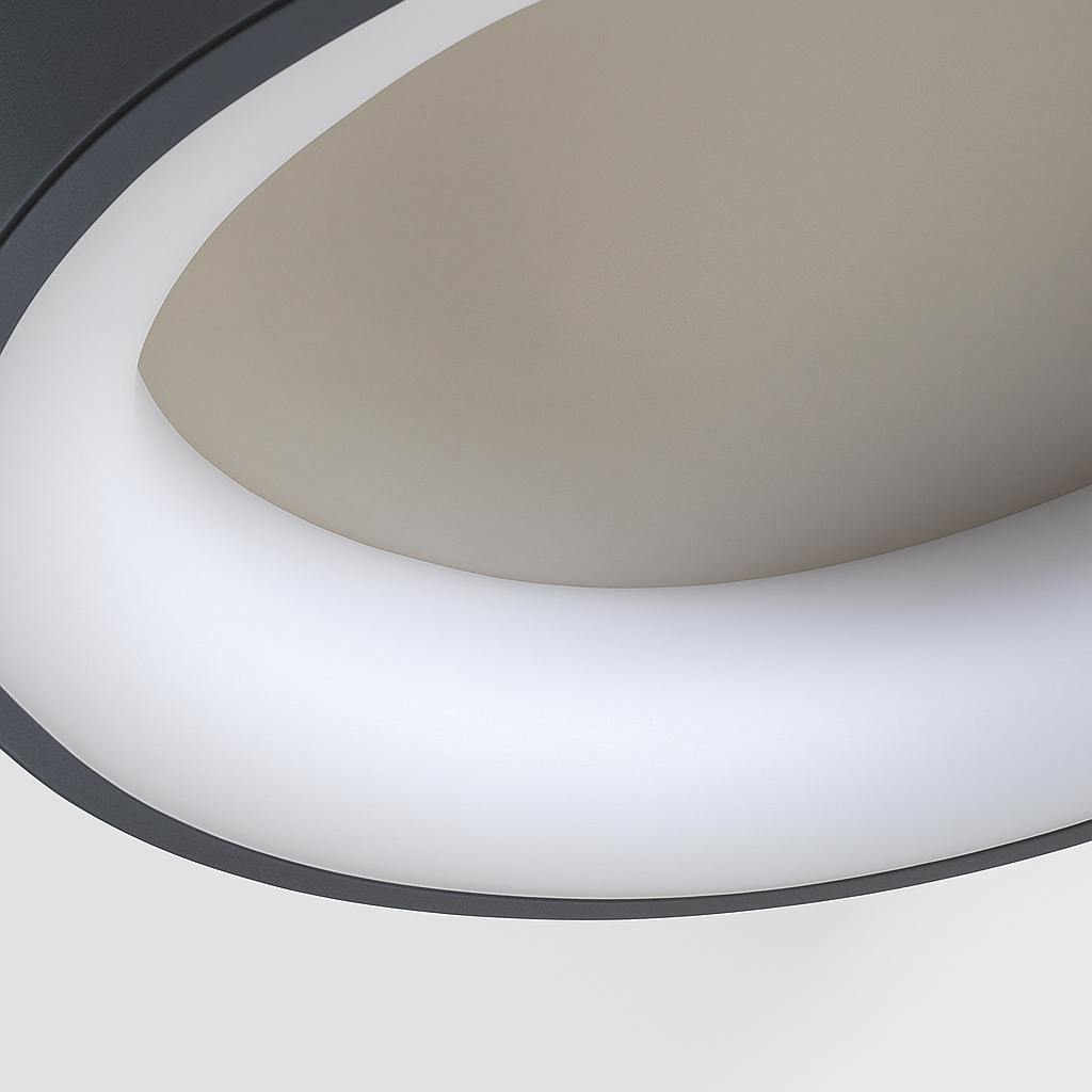 plafonnier moderne à leds minimaliste avec télécommande