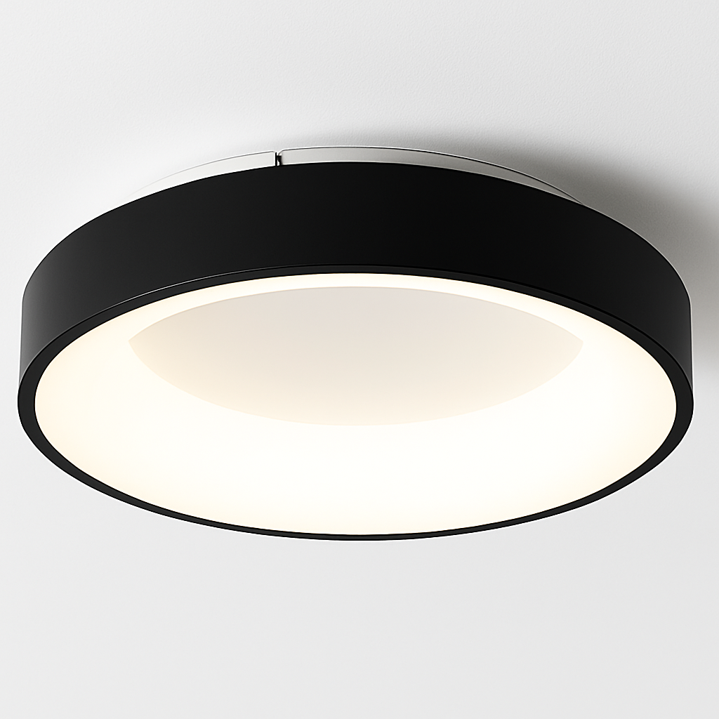 plafonnier moderne à leds minimaliste avec télécommande