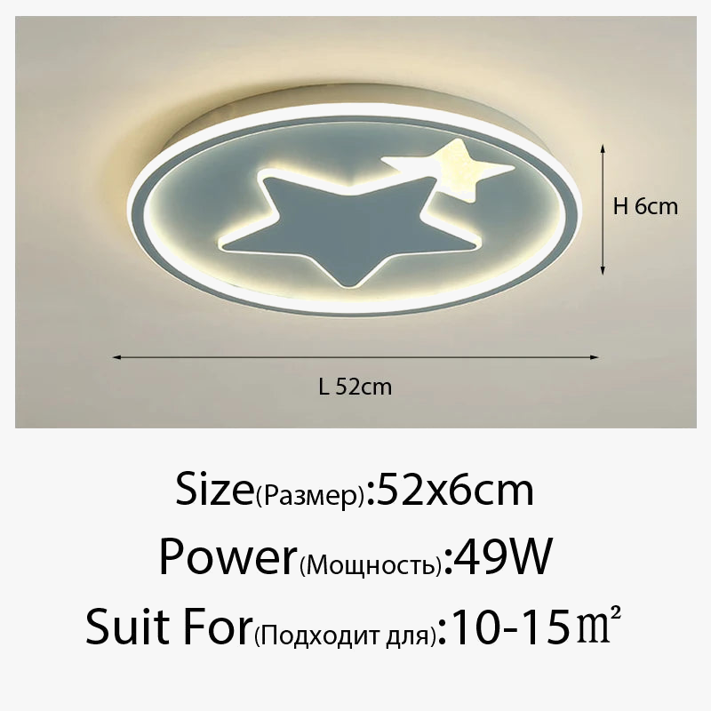 plafonnier moderne à leds pour éclairage intérieur décoratif