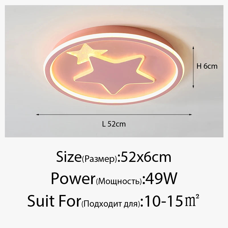 plafonnier moderne à leds pour éclairage intérieur décoratif