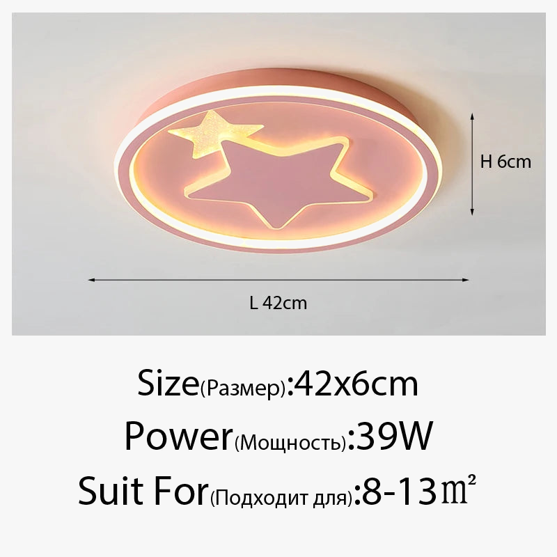 plafonnier moderne à leds pour éclairage intérieur décoratif