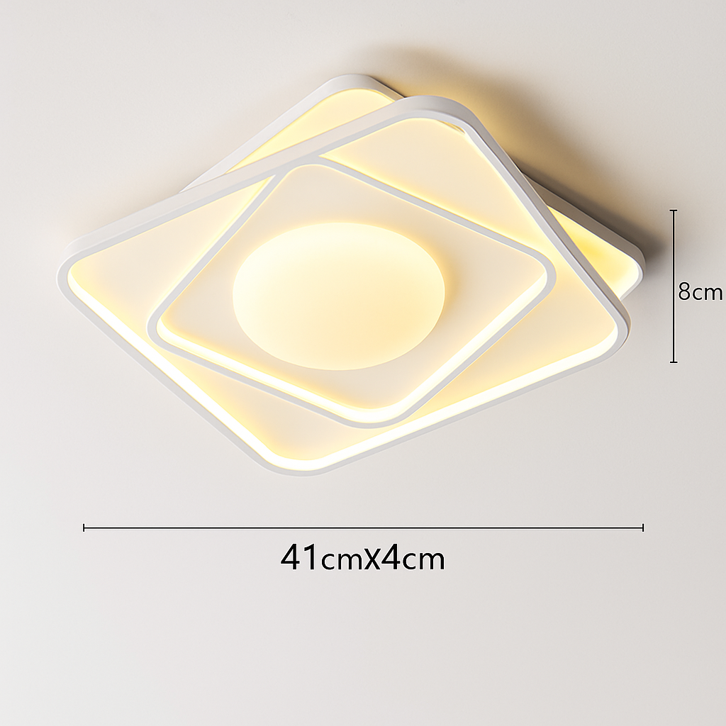 plafonnier moderne à leds pour décoration intérieure