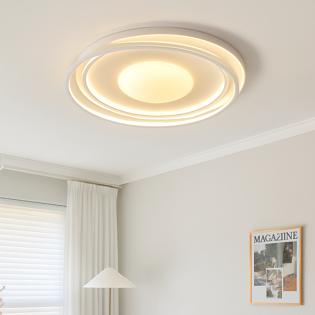 plafonnier moderne à leds pour décoration intérieure