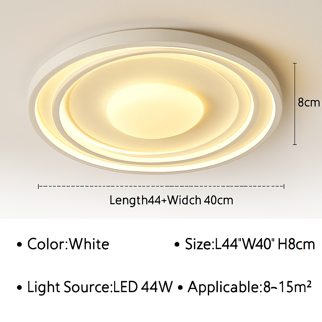 plafonnier moderne à leds pour décoration intérieure