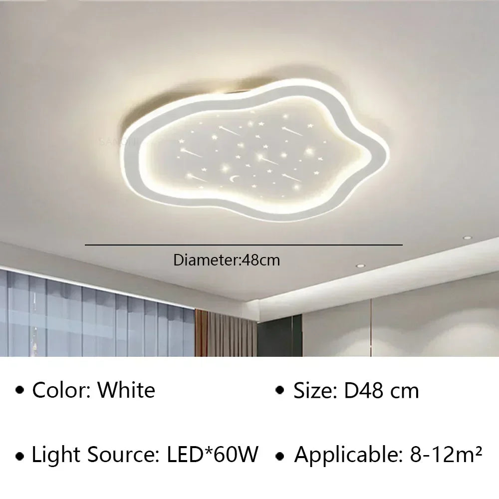 plafonnier moderne à leds pour décoration intérieure élégante