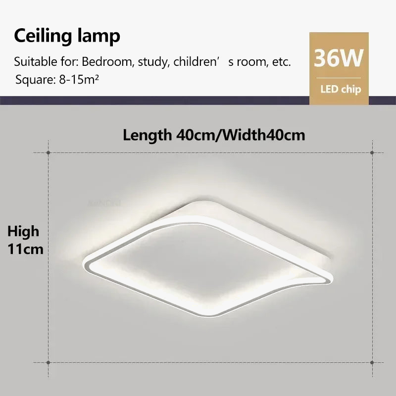 plafonnier moderne à leds pour décoration intérieure élégante et lumineuse