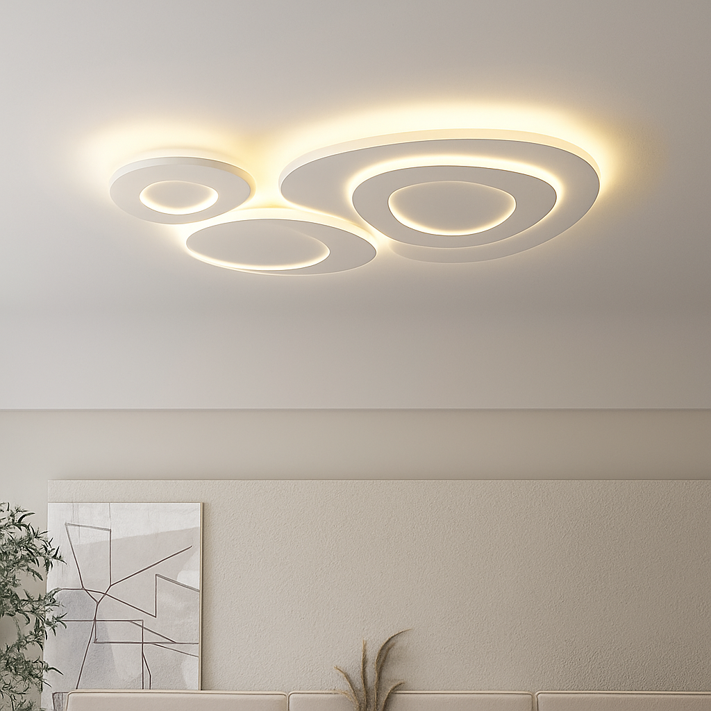 plafonnier moderne à leds pour intérieur décoratif lumineux