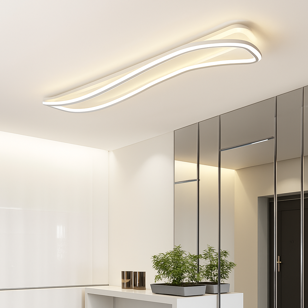 plafonnier moderne à leds pour intérieur décoratif lumineux