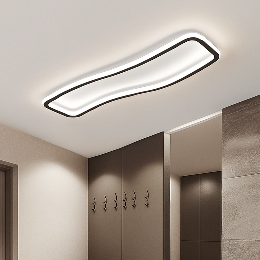 plafonnier moderne à leds pour intérieur décoratif lumineux