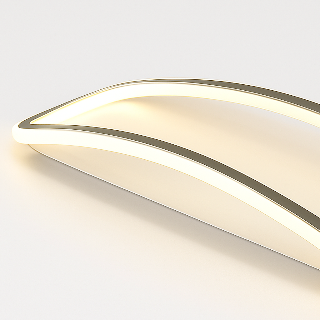 plafonnier moderne à leds pour intérieur décoratif lumineux