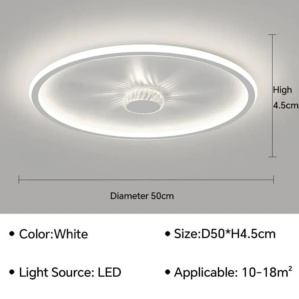 plafonnier moderne à leds pour intérieur décoratif maison