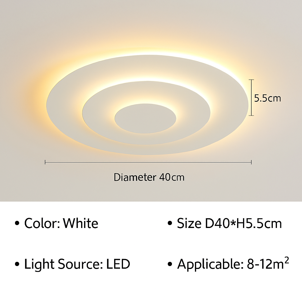 Plafonnier moderne à LEDs pour salon salle à manger chambre enfants salle d'étude allée décor à la maison