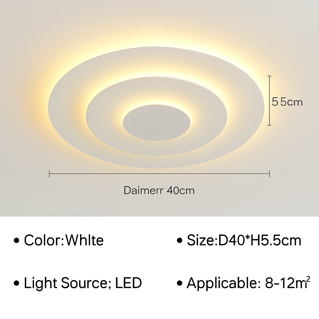 Plafonnier moderne à LEDs pour salon salle à manger chambre enfants salle d'étude allée décor à la maison