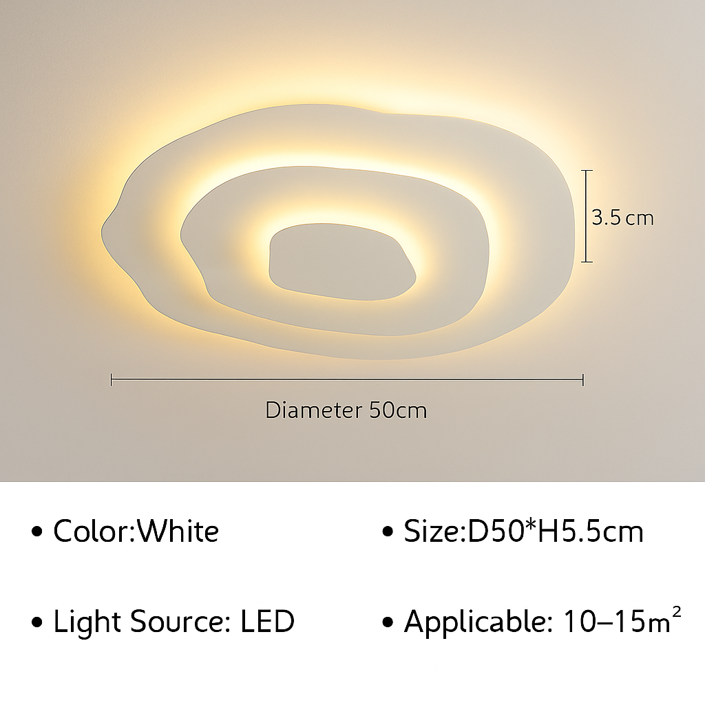 Plafonnier moderne à LEDs pour salon salle à manger chambre enfants salle d'étude allée décor à la maison