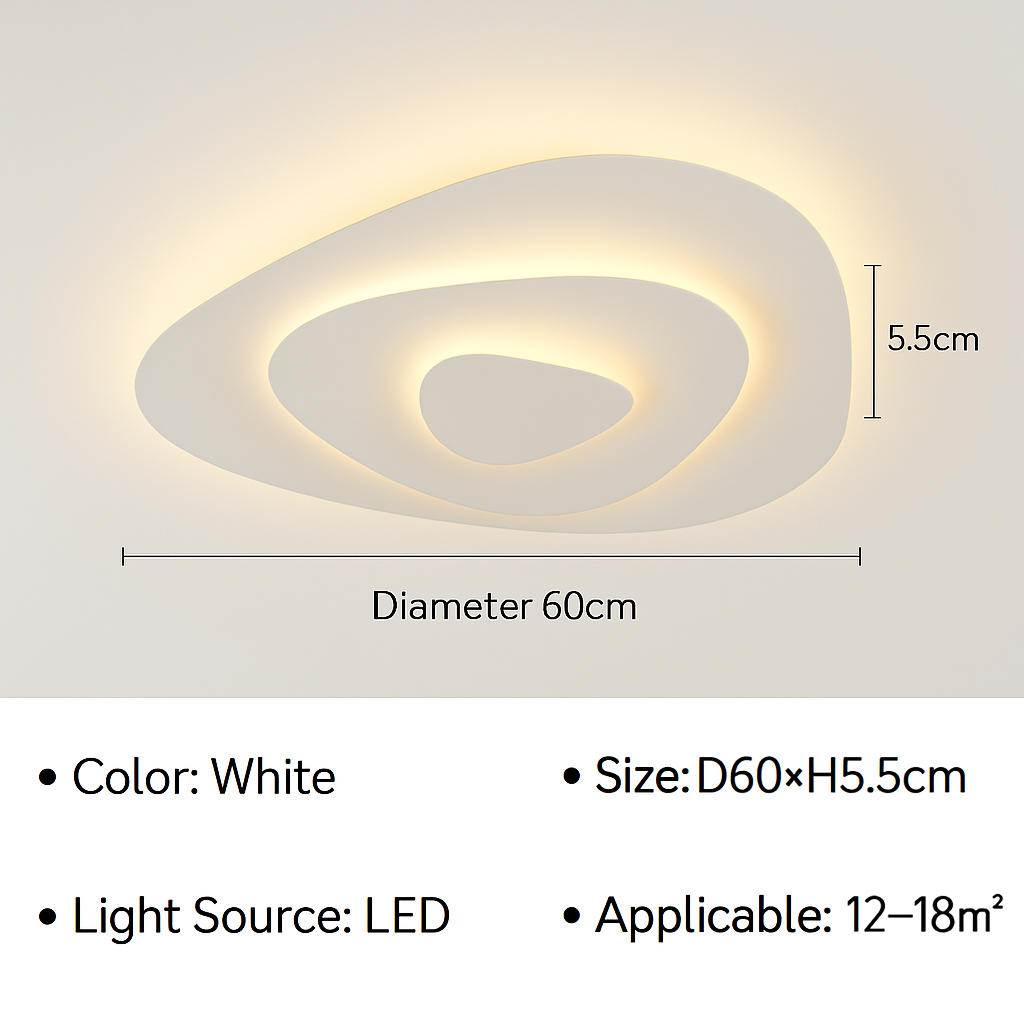 Plafonnier moderne à LEDs pour salon salle à manger chambre enfants salle d'étude allée décor à la maison