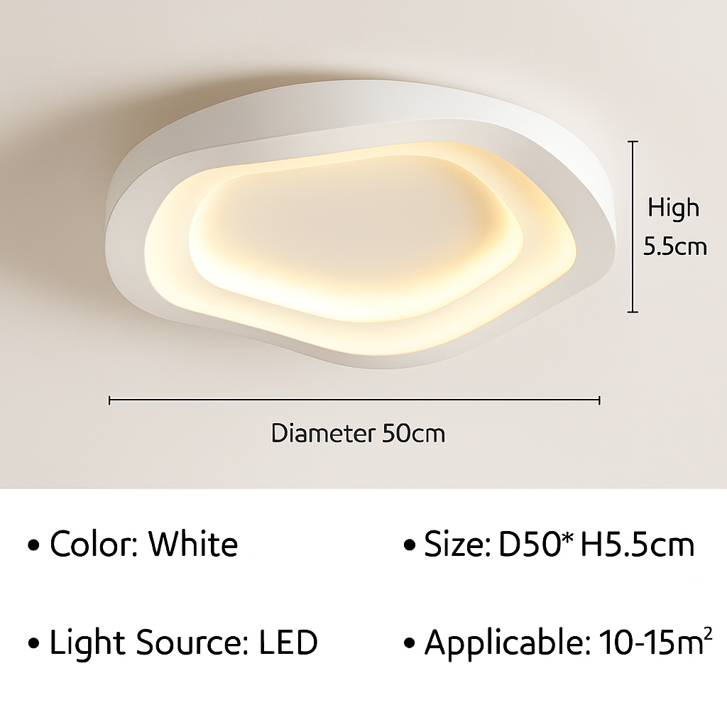 Plafonnier moderne à LEDs pour salon salle à manger chambre enfants salle d'étude allée décor à la maison