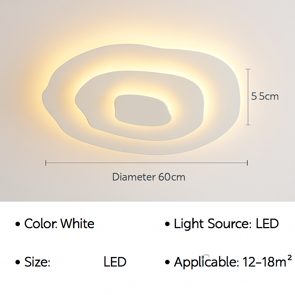 Plafonnier moderne à LEDs pour salon salle à manger chambre enfants salle d'étude allée décor à la maison