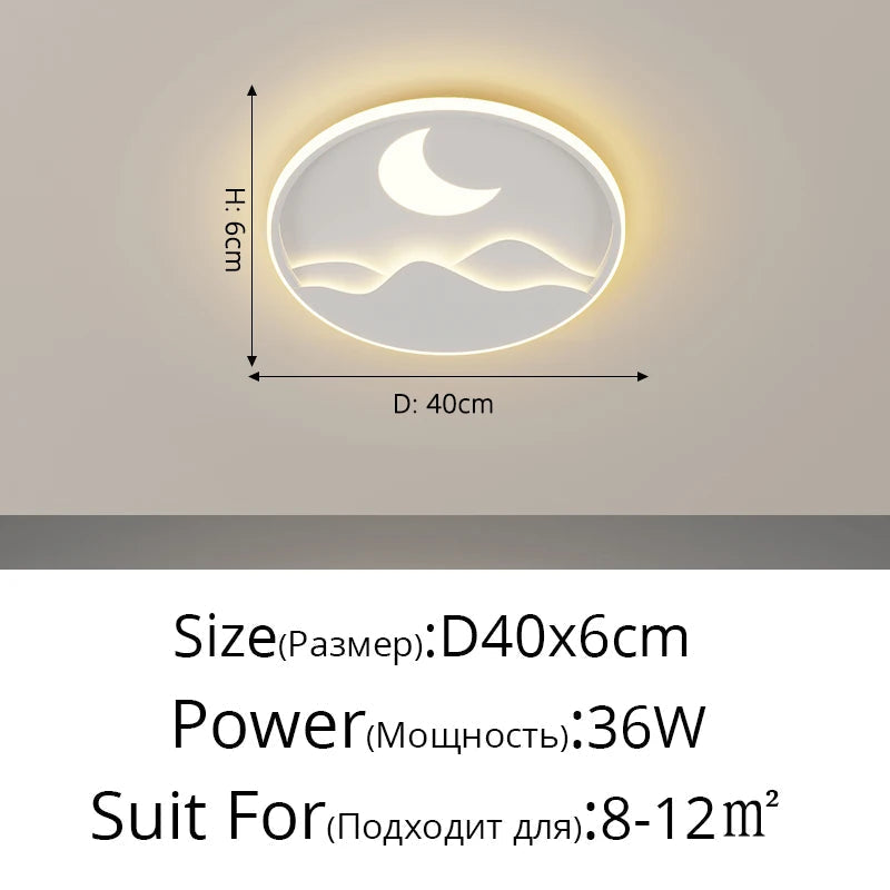 plafonnier moderne à leds pour un éclairage intérieur simple et élégant