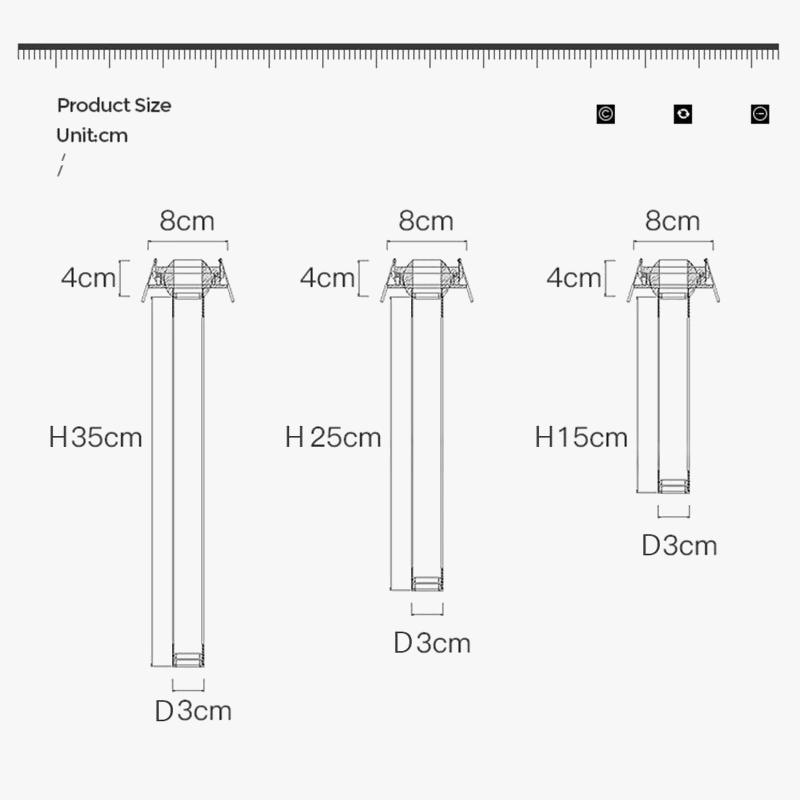 plafonnier moderne à leds rotatif pour décoration intérieure